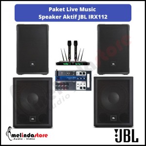 Paket Live Music Speaker Aktif JBL IRX112BT